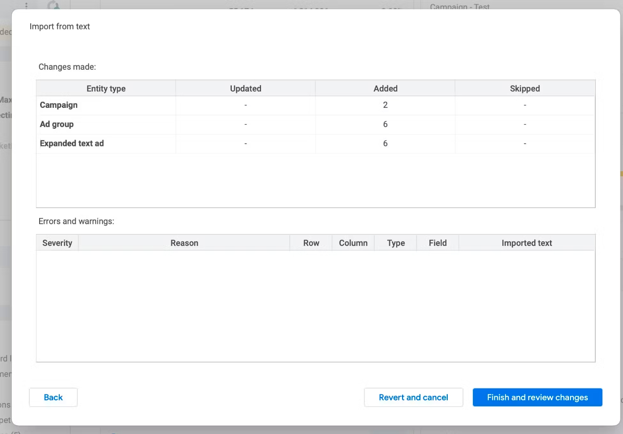 ads google editor