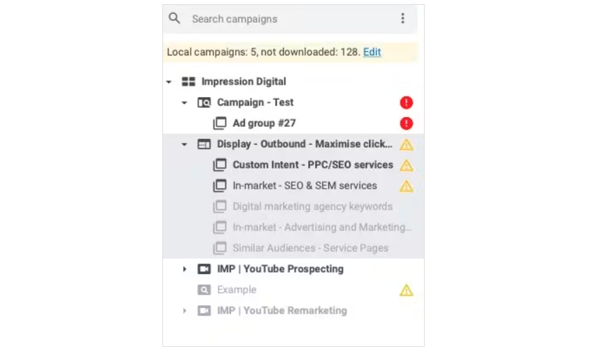 adwords google editor