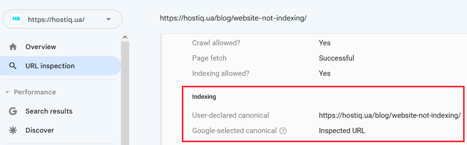 почему google не индексирует сайт