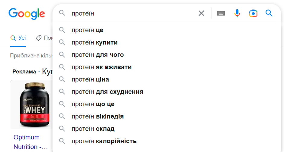 як підібрати ключові слова для сайту