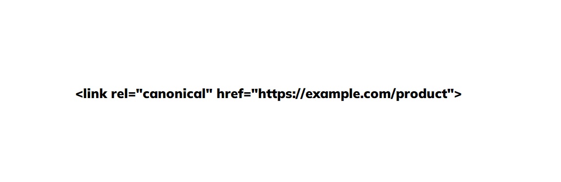 rel canonical url
