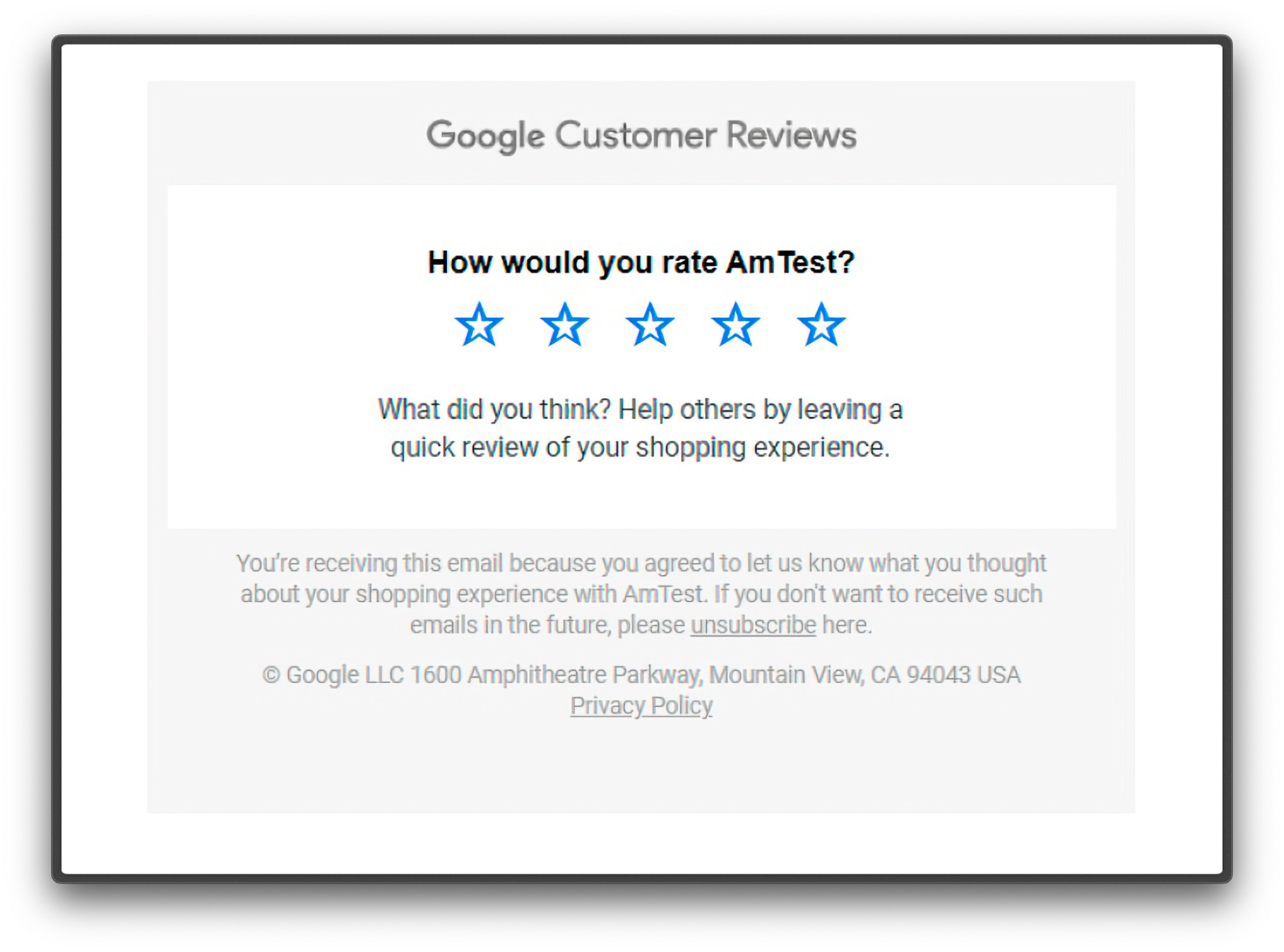customer reviews