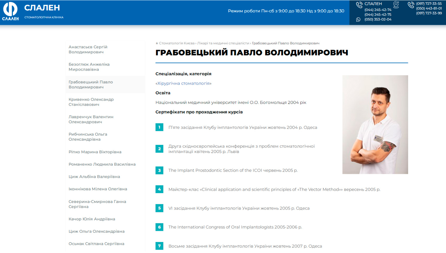 просування сайтів стоматологічних клінік