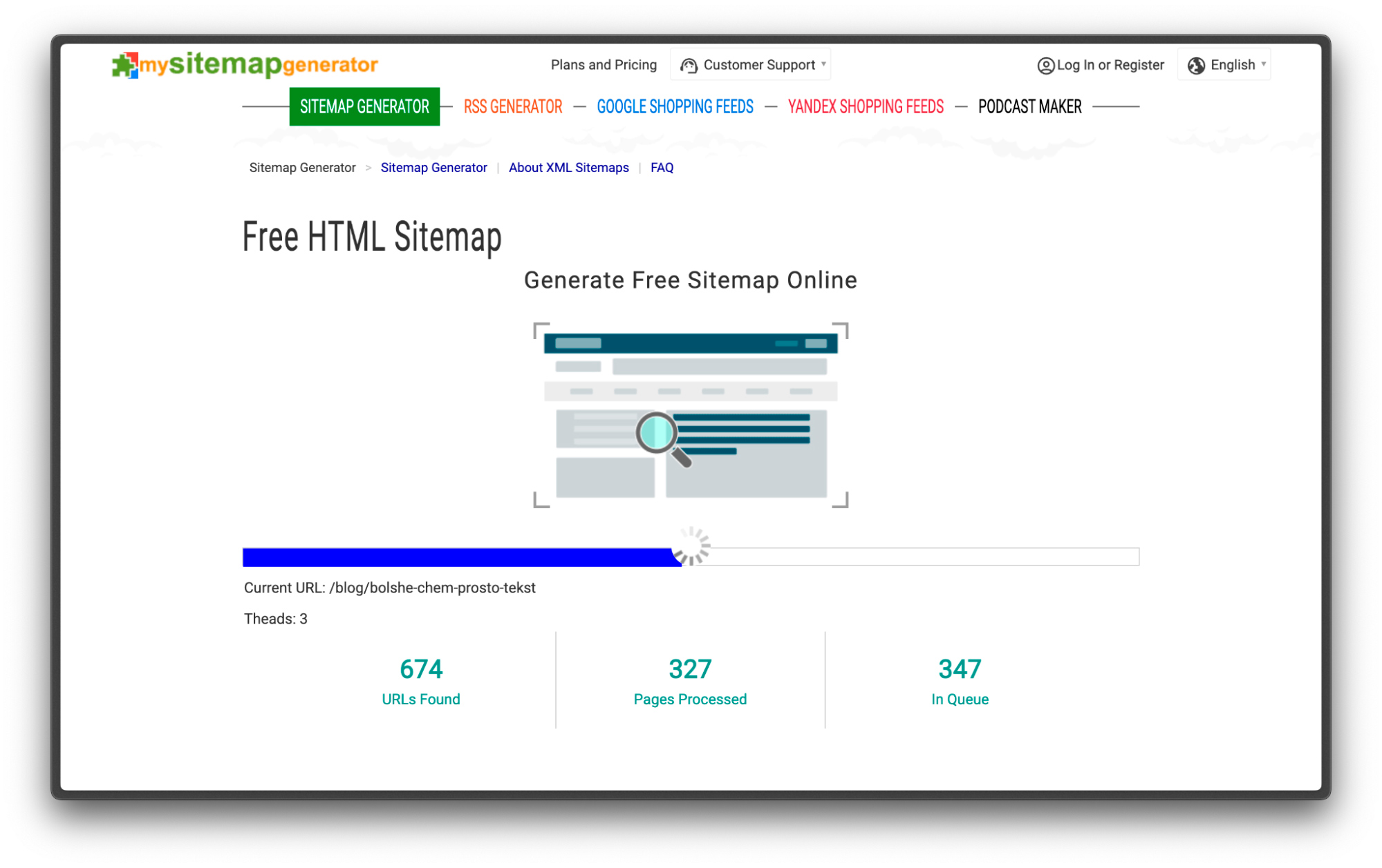 карта сайту у форматі html