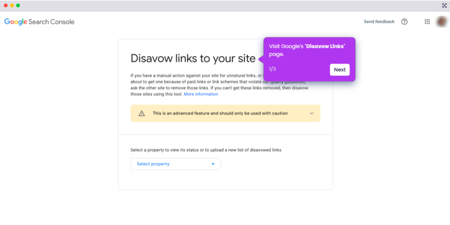 disavow tool google