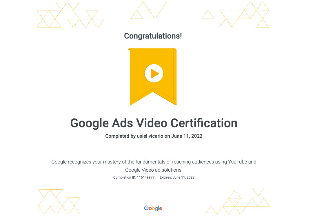 google сертификаты