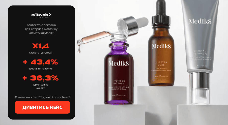 PPC кейс Medik8 